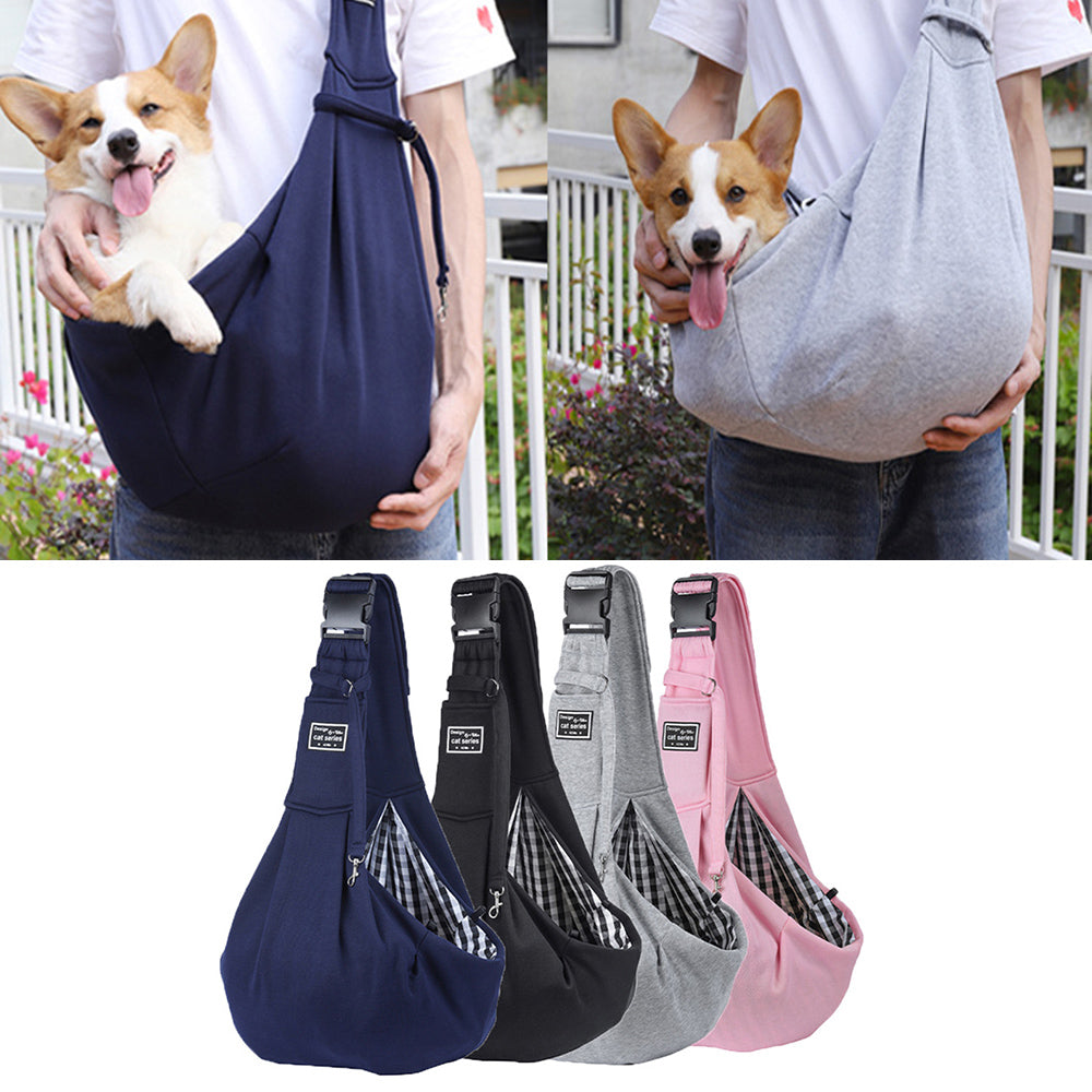 Portable Pet Carrier Bag Outdoor Travel Cotton Shoulder Sling Tote