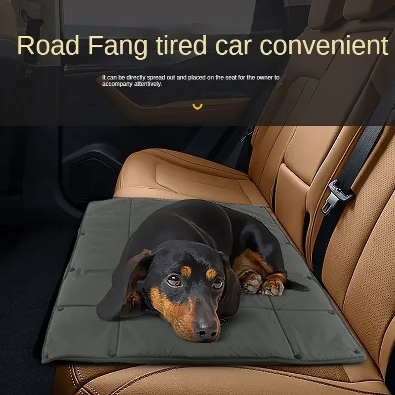 Portable 3-in-1 Pet Travel Bed Carrier Mat Cushion Collapsible