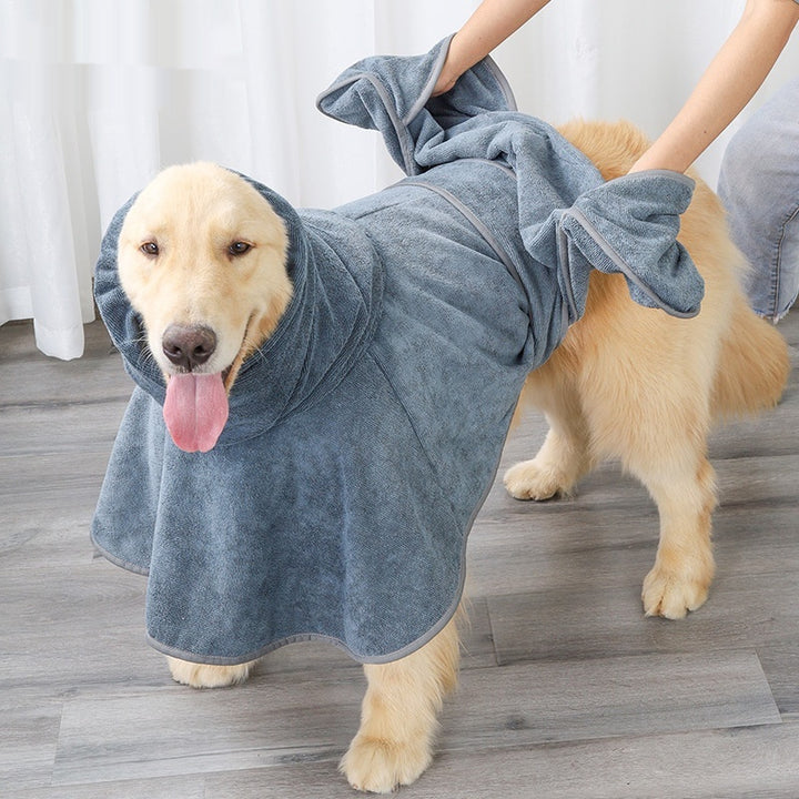 Absorbent Cotton Pet Bath Towel Quick-Drying Soft Cloth