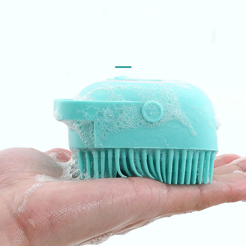 Silicone Pet Massage Bath Grooming Brush