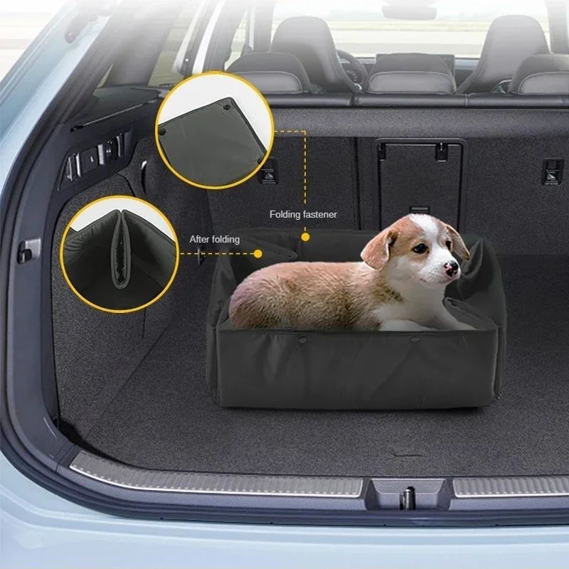 Portable 3-in-1 Pet Travel Bed Carrier Mat Cushion Collapsible