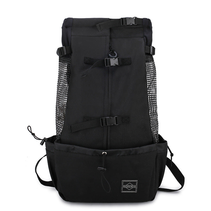 Double-Shoulder Portable Pet Carrier Backpack Travel Outdoor Bag
