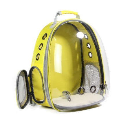 Portable Pet Carrier Backpack Bubble Capsule Design 360° Viewing