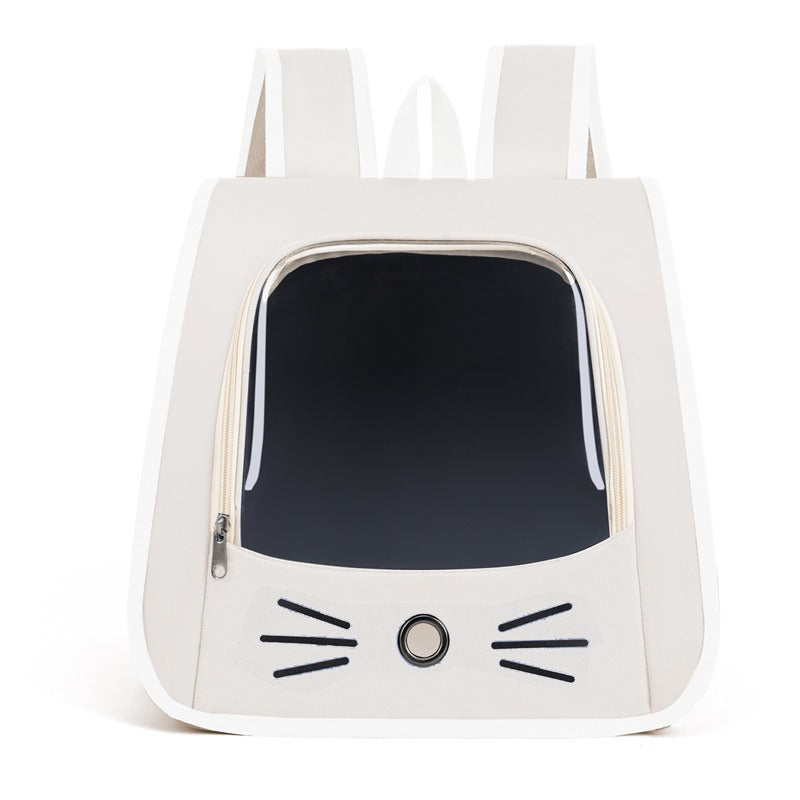 Portable Cat and Small Dog Backpack Carrier Outdoor Travel Bag