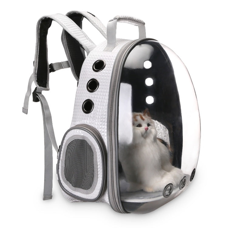 Portable Pet Carrier Backpack Bubble Capsule Design 360° Viewing
