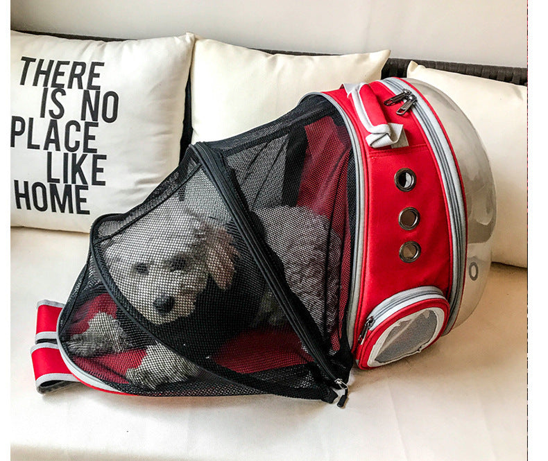 Portable Pet Carrier Backpack Bubble Capsule Design 360° Viewing