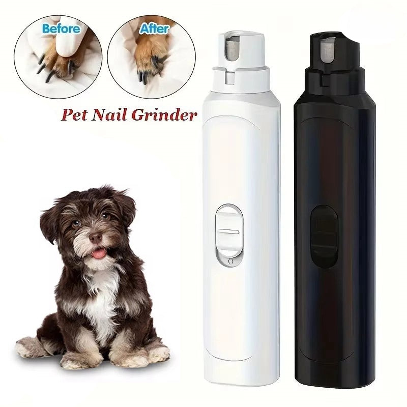 Battery-Powered Pet Nail Grinder Electric Nail Trimmer Grooming Tool