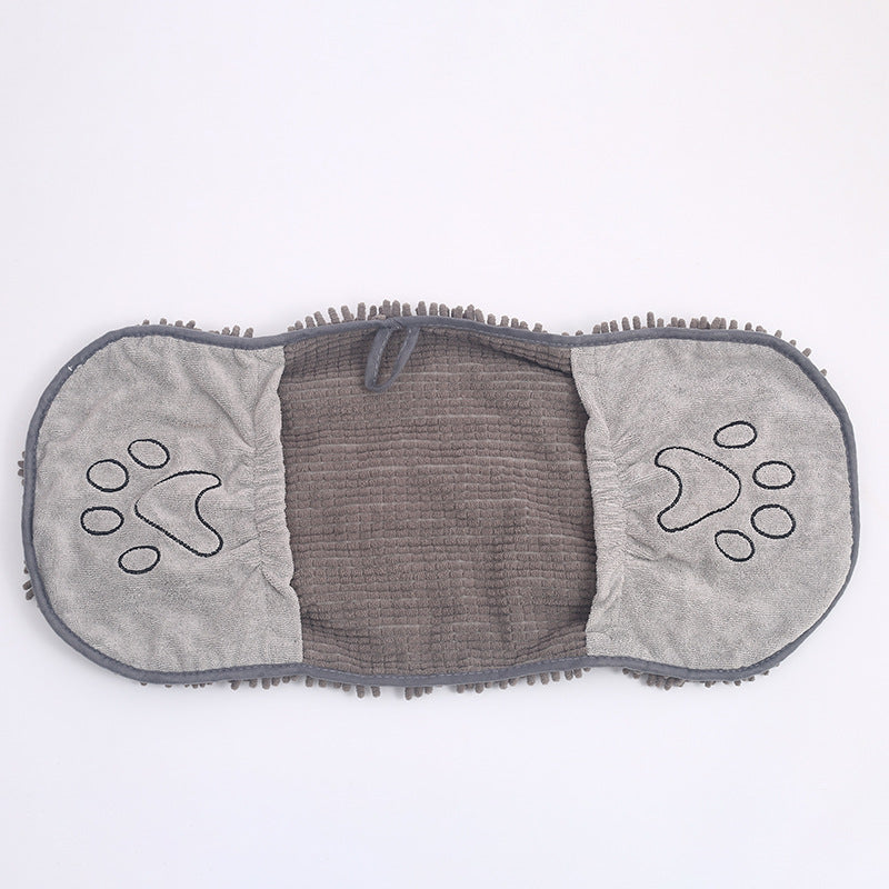 Pet Scrubbing Glove Towel Bath Grooming Brush
