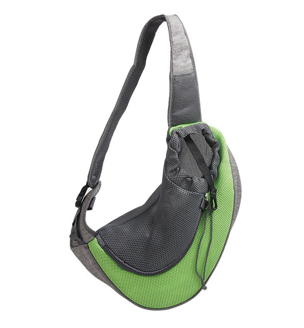 Outdoor Mesh Oxford Pet Carrier Sling Travel Shoulder Bag
