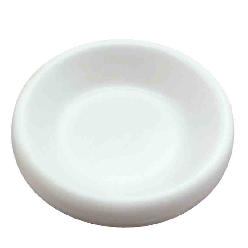 Solid Wood Cat Bowl with Ceramic Pet Feeding Bowl