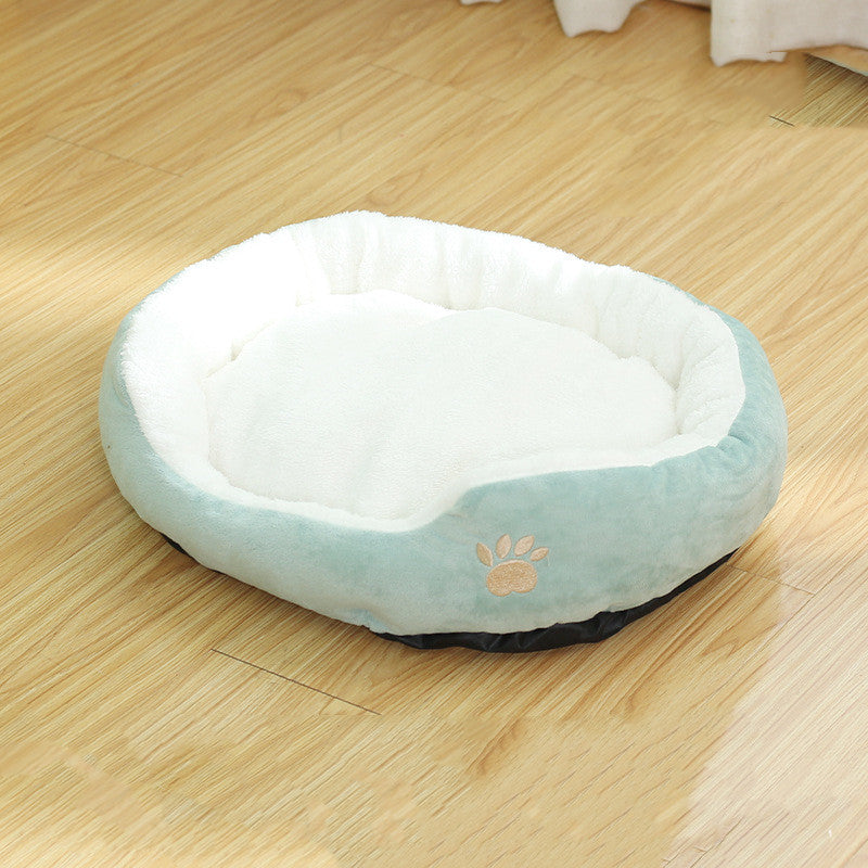 Removable Washable Round Pet Kennel Bed Durable Comfortable Cushion