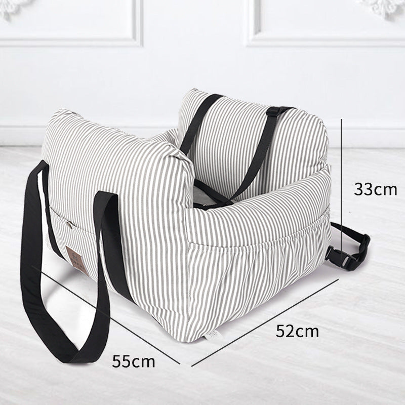 Portable Pet Safety Car Carrier Travel Bag