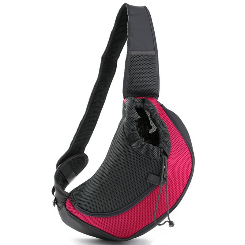 Outdoor Mesh Oxford Pet Carrier Sling Travel Shoulder Bag
