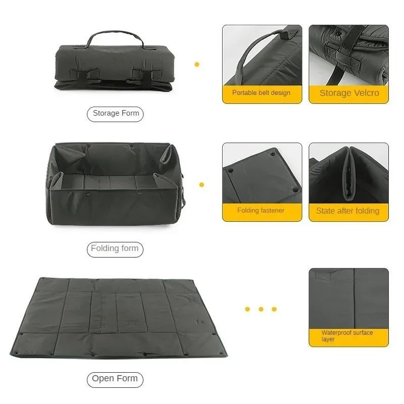 Portable 3-in-1 Pet Travel Bed Carrier Mat Cushion Collapsible