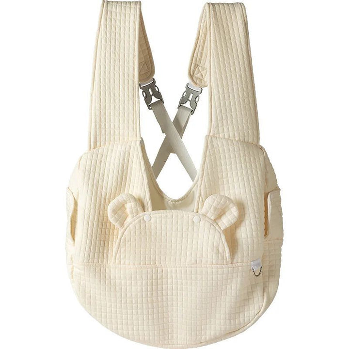 Breathable Cross-Design Pet Backpack Carrier for Outdoor Travel