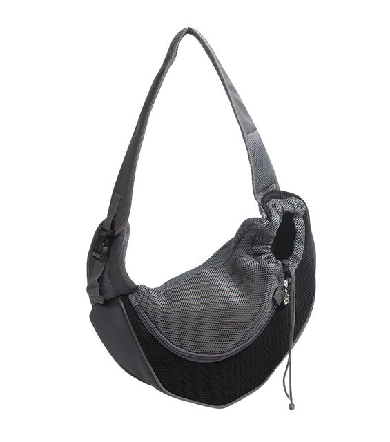 Outdoor Mesh Oxford Pet Carrier Sling Travel Shoulder Bag
