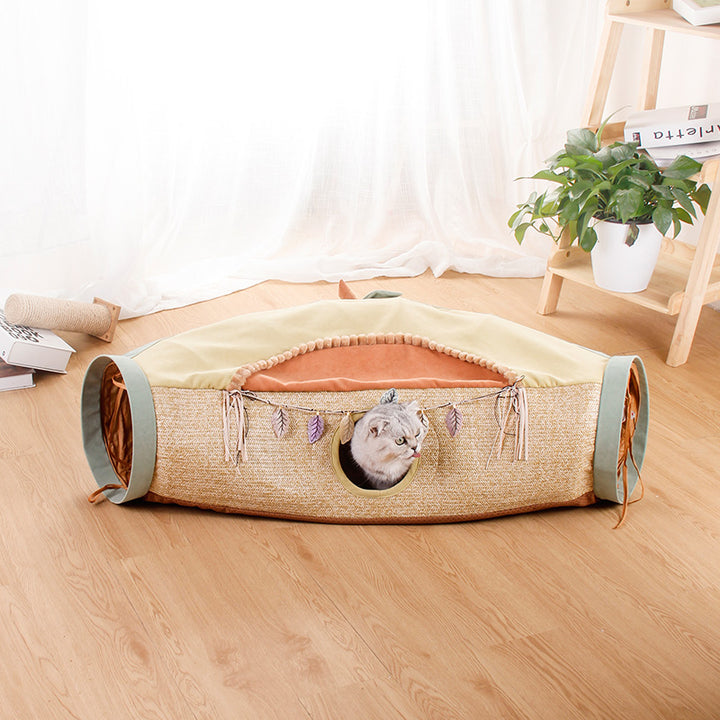 Interactive Pet Drill Hole Toy For Play And Enrichment