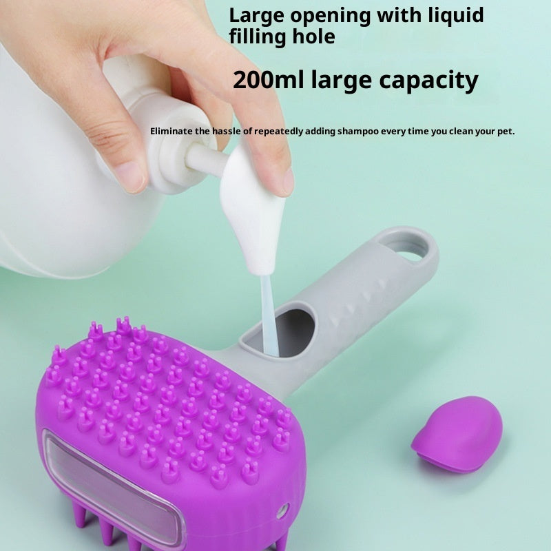 Pet Bath Shower Brush Hair Cleaning Grooming Tool